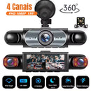 Câmera Veicular em Tempo Real sem Fio - Dashcam 360º - Visão Noturna