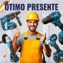 🔥【PREÇO DE FÁBRICA】🔥 Kit de ferramentas 4 em 1 Furadeira, Chave de fenda/Chave de impacto/Amolador/Martelo 2 baterias de 21 V Caixa - GEMINI