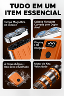 Mini Barbeador Elétrico bladePRO Rotativo IPX7 + BRINDE: HIDRATANTE