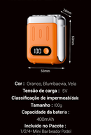 Mini Barbeador Elétrico bladePRO Rotativo IPX7 + BRINDE: HIDRATANTE