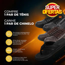 Kit Pegada Sapatênis Ortopédico + Chinelo Massageador [Envio Nacional]