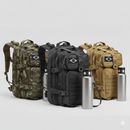 Mochila Militar Tática Impermeável 50 Litros Reforçada (BRINDE GARRAFA 1L)  - ÚLTIMAS UNIDADES