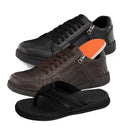 Kit Pegada Sapatênis Ortopédico + Chinelo Massageador [Envio Nacional]