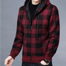 Jaqueta Xadrez com Capuz - Estilo e Conforto