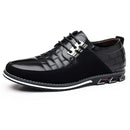 Sapato Casual de Couro Masculino - Clássico Moderno