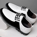 Sapato Casual de Couro Masculino - Clássico Moderno